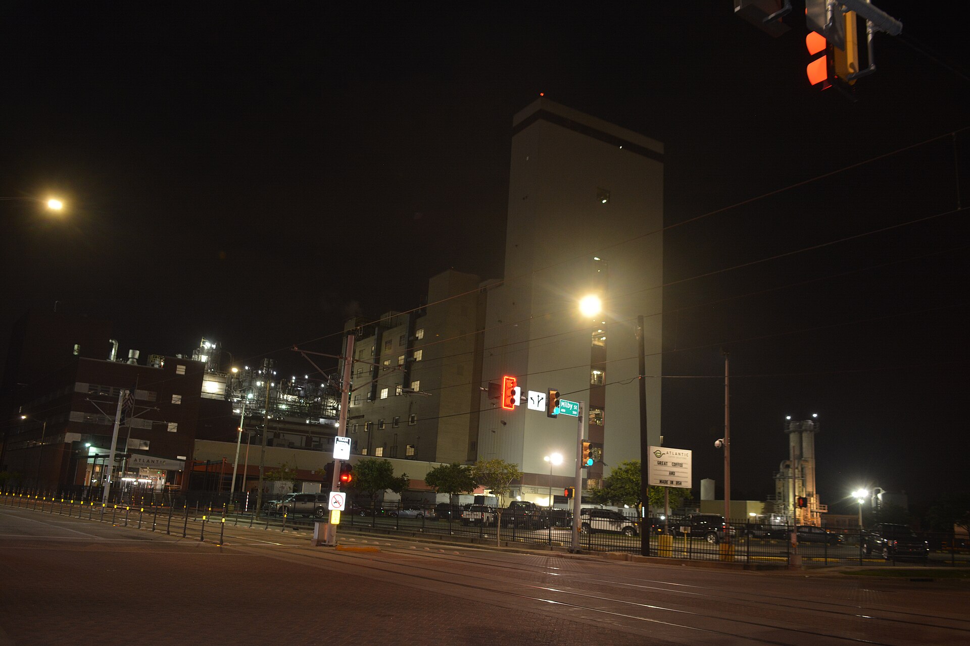 Coffee Plant Houston Second Ward. Currently owned by Atlantic Coffee Solutions, formerly Maxwell House.